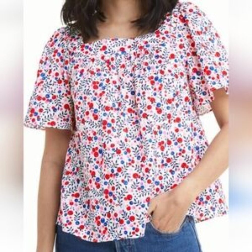 Draper James Maren top berry print